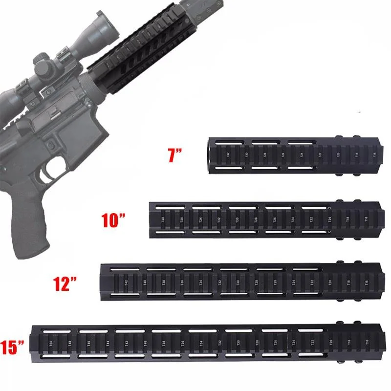 Magorui " /10"/1" /15" Сверхлегкий тонкий поплавок M-lok поручень со стальной гайкой