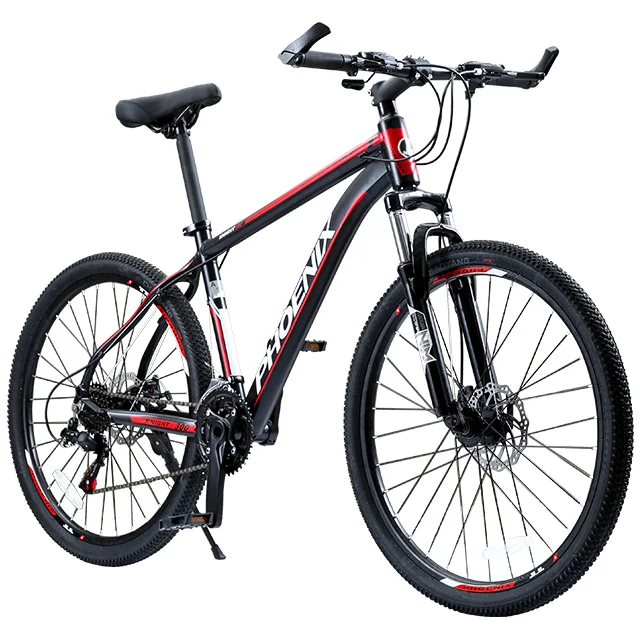 Phoenix Bicycle 24" 26" Double Disc Brake 21 Speed Men's Mountain