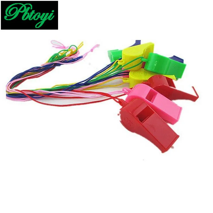 Цвет Пластиковые Рефери Свист Детей Свисток TB137 24 шт./компл.|child whistle|referee whistlechildren
