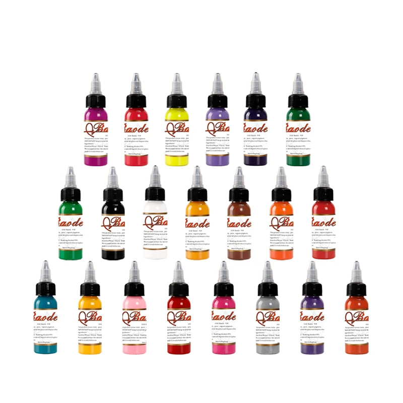 22 farbe Set Permanent Make-Up Tattoo Farbe Microblading Pigment Tattoo Künstler Tinte Set