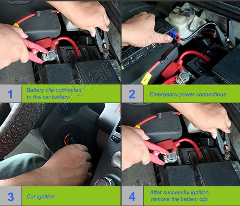 Автомобильное зарядное устройство пусковое устройство power Bank Digitals Compass jumper Car jump starter для автомобильного аккумулятора Booster ЖК-дисплей фонари SOS