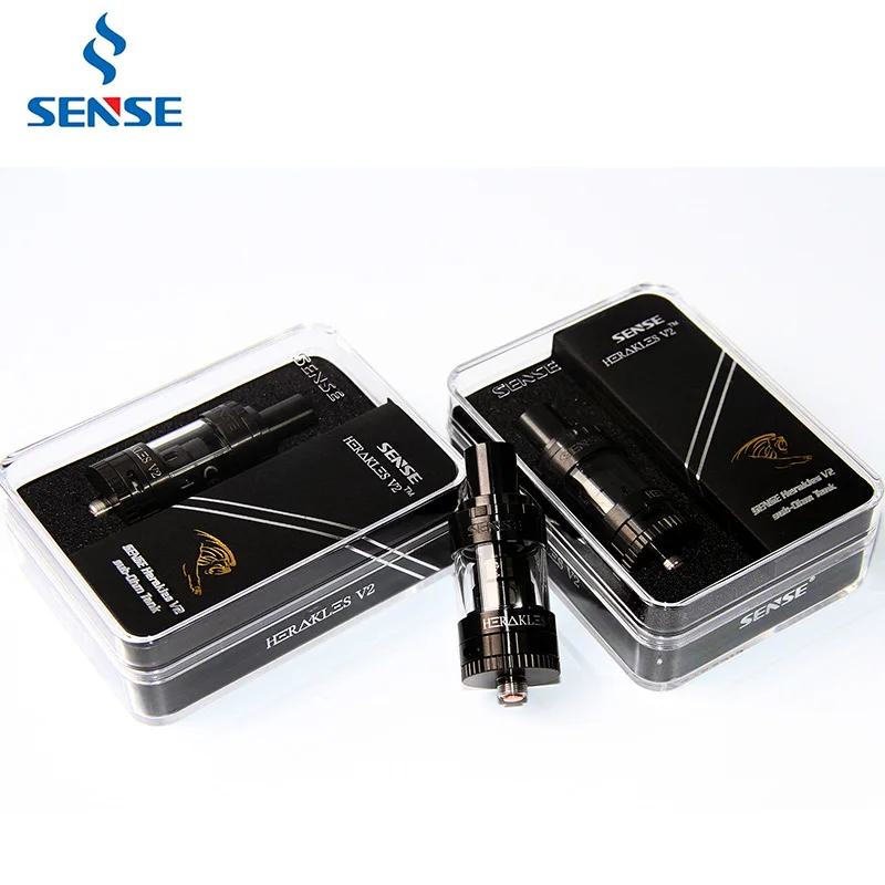 Оригинальный Sense herakles V2 танк распылитель 2 мл емкость Sub ohm E-cig Vape заполнение верхней части бака вкусный вкус и огромный пар