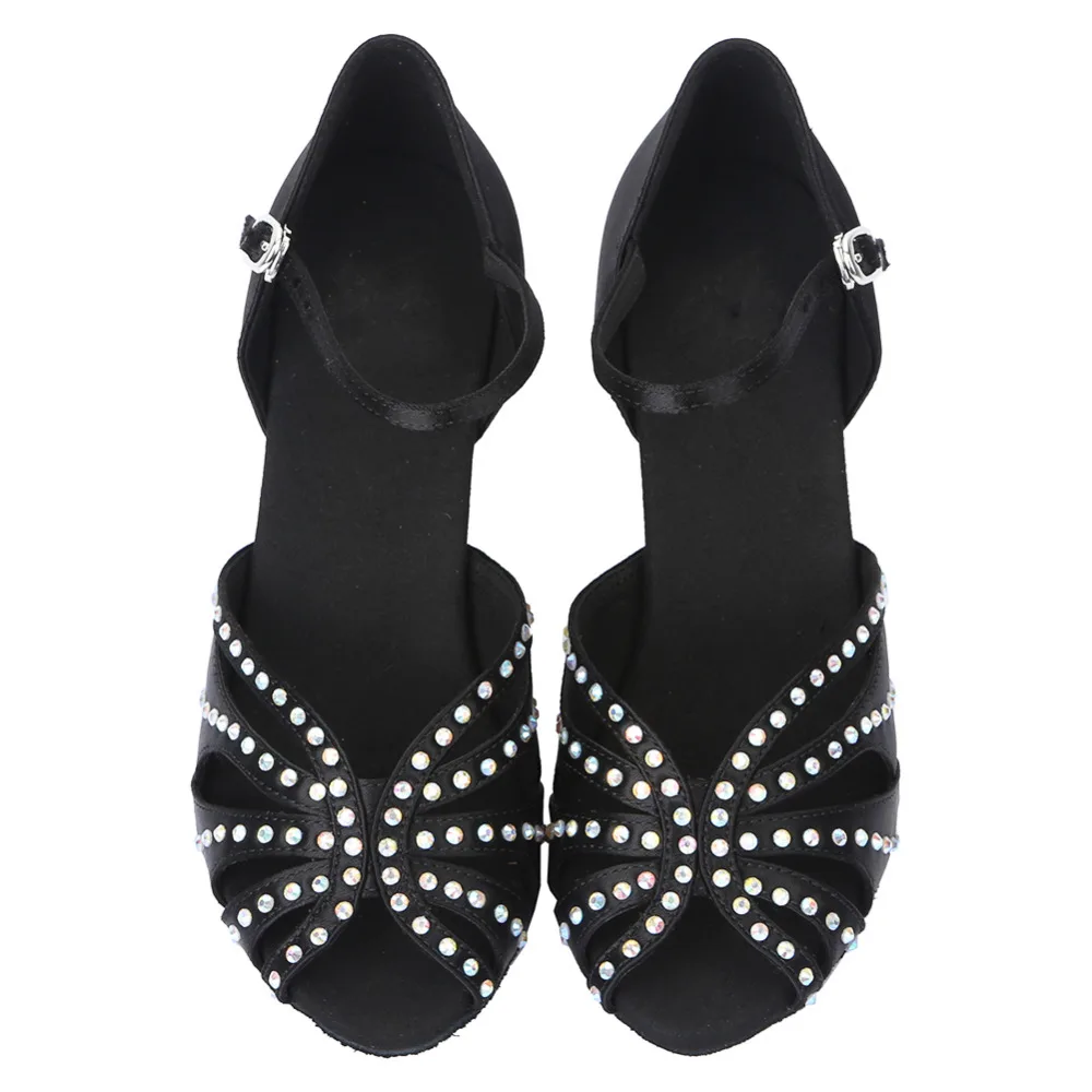 Ballroom Latin Dance Shoes Rhinestones Tango Salsa New Arrivals Wholesale Women/Girls/ladies Thin Heels Dancing Professional 