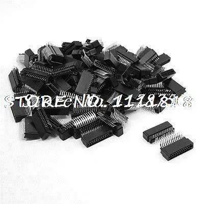 100 Pcs 2.0mm Pitch Dual Row 2x12 Pin Angle IDC Male Headers 24 Pins 10 pcs 2x10 p 20 pin 1 27 mm male header dual row straight pcb smt male pin headers rohs lead free