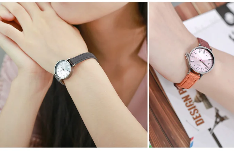 Julius ретро для женщин кварцевые наручные часы Дамы Градиент Синий кожаный браслет часы арабские цифры Женские часы Reloj Mujer