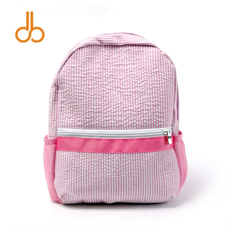 2 шт Seersucker Малыш Школьный рюкзак Детский Школьный рюкзак книга рюкзак DOM187 - Цвет: Pink
