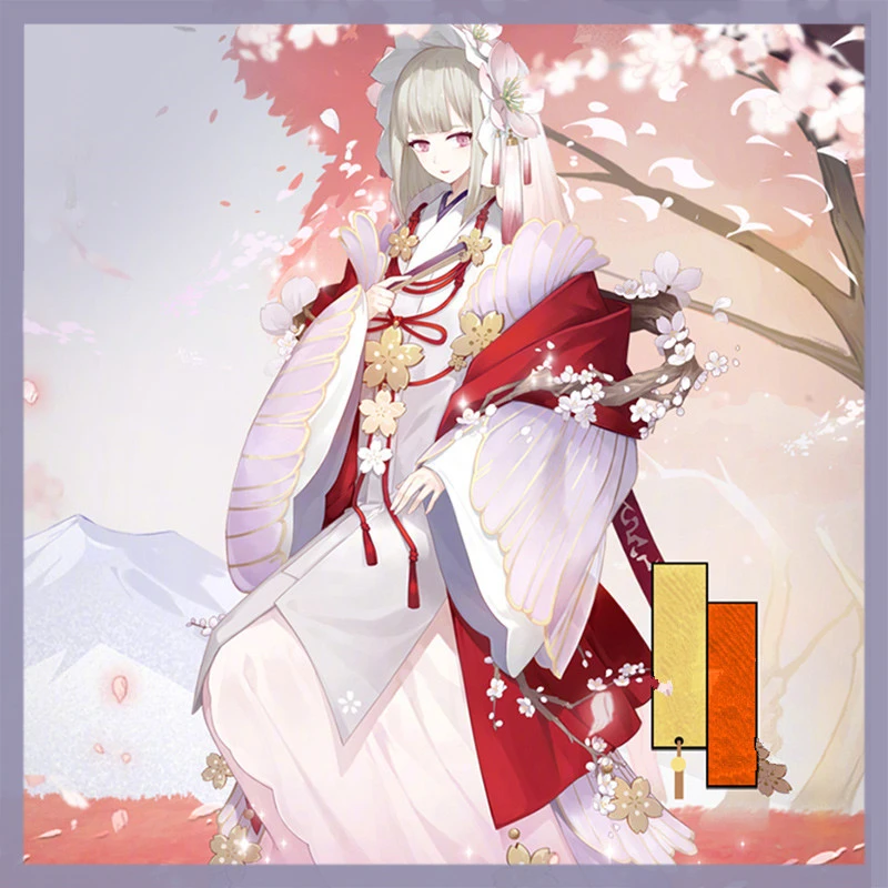 Предпродажная игра косплей Onmyoji Ying Huayao SR вишня Косплей Костюм японское кимоно женская одежда платье