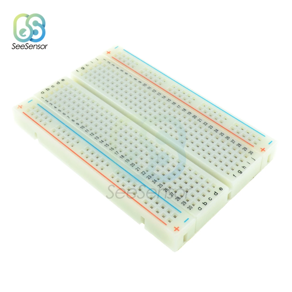

400 Tie Points Solderless PCB Breadboard Mini Universal Test Protoboard DIY Bread Board for Bus Test Circuit Board for Arduino