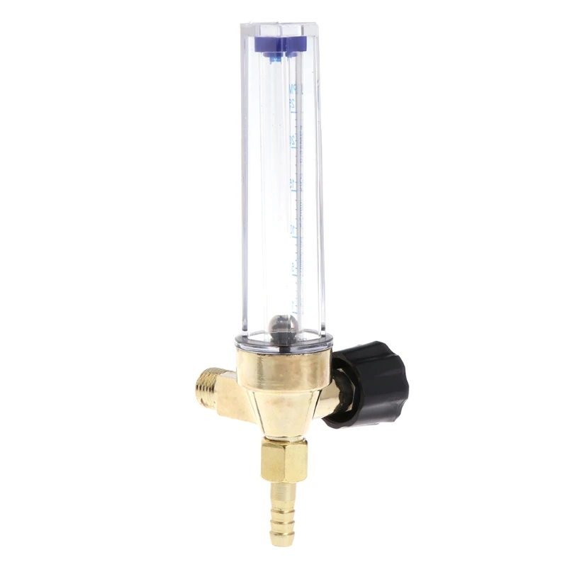 

1/4PT Thread 7mm Barb Argon Ar CO2 Gas Flow Meter Ar Welding Regulator 0.35 MPA