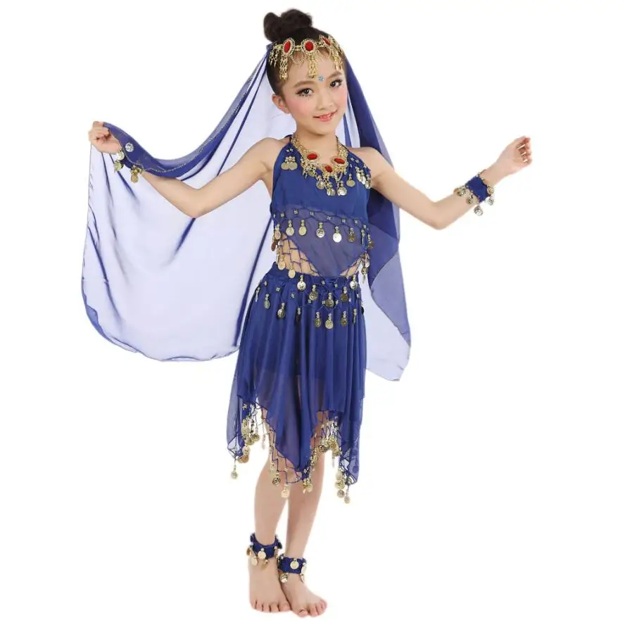 2017 Handmade Children Girl Belly Dance Costumes Kids Belly Dancing