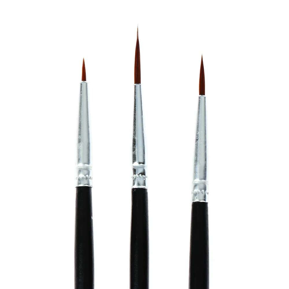 

10Pcs/Set Fine Hand Painted Thin Hook Line Pen Art Supplies Drawing Art Pen Paint Brush Nylon Hair Brush Acrylic Painting Pen
