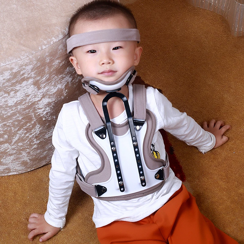 Child/шеи взрослого поддержки головы и шеи груди ортопедические кривошея бандаж шейного позвонка держатель
