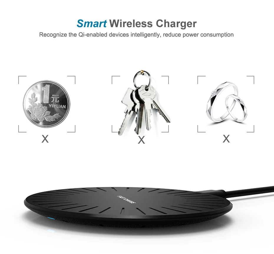 Wireless Charger,Wireless Charging Pad,Qi Wireless Charger 8