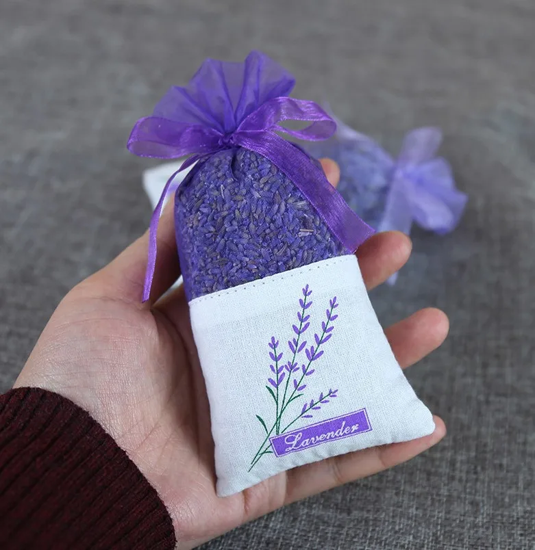Natural Lavender Sachet Bag Wardrobe Sachet Mesh Bag Car Repellent