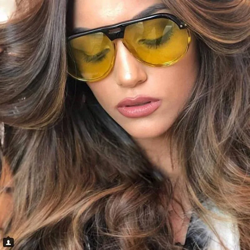 Sexy luxury brand Oversized Sunglasses Women Vintage 2018 designer inspired sun glasses female ...
