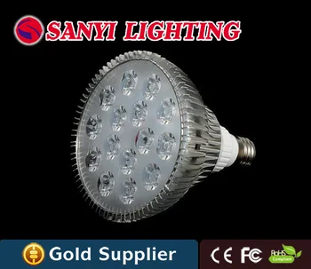 

85-265V E27 18W LED Plant Grow Lights Red Blue Greenhouse Hydroponic Lamp for Indoor Vegetable Growth free shipping to Russia