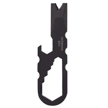 

Crowbar Screwdriver Multifunctional Pocket Tool Gadget Multi Mini Keyring key ring Keychain Camp Hike Outdoor Multipurpose
