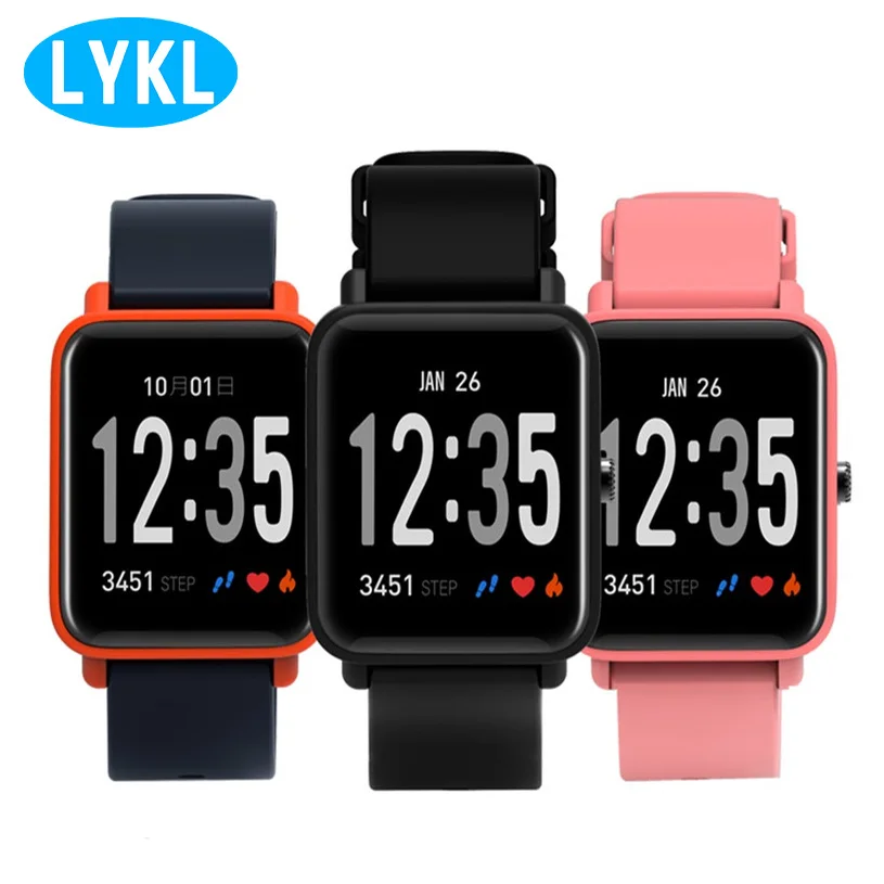 

LYKL IP67 waterproof DO10 smart belt support alarm clock watch heart rate monitor activity tracker heart-shaped bracelet