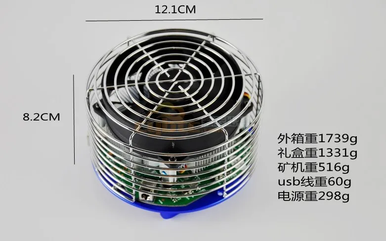 ANTMINER U3 63GH/S (No PSU) minero de Bitcoin ASIC BTC USB mejor que el minero de gridseed - 4