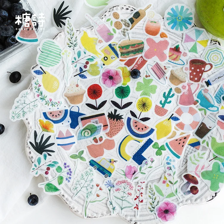 

Fresh Good Day Decorative Washi Stickers Scrapbooking Stick Label Diary Stationery Album Stickers