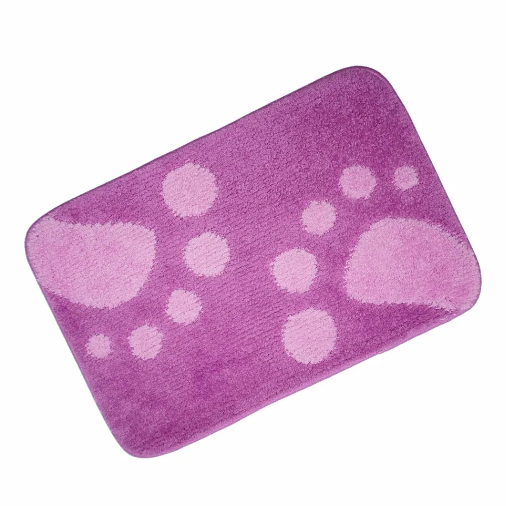 Purple Bath Mat Cartoon Big Feet Non Slip Bathroom Rugs 40x60cm Bath Mat Purple Bath Matpurple Bathroom Rug Aliexpress