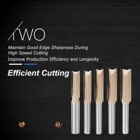 end mill Tideway 8mm Shank ישר נתב עץ Bit Set קרפנטר גַיֶצֶת חיתוך טונגסטן קרביד End Mill כלים לעיבוד עץ (3)