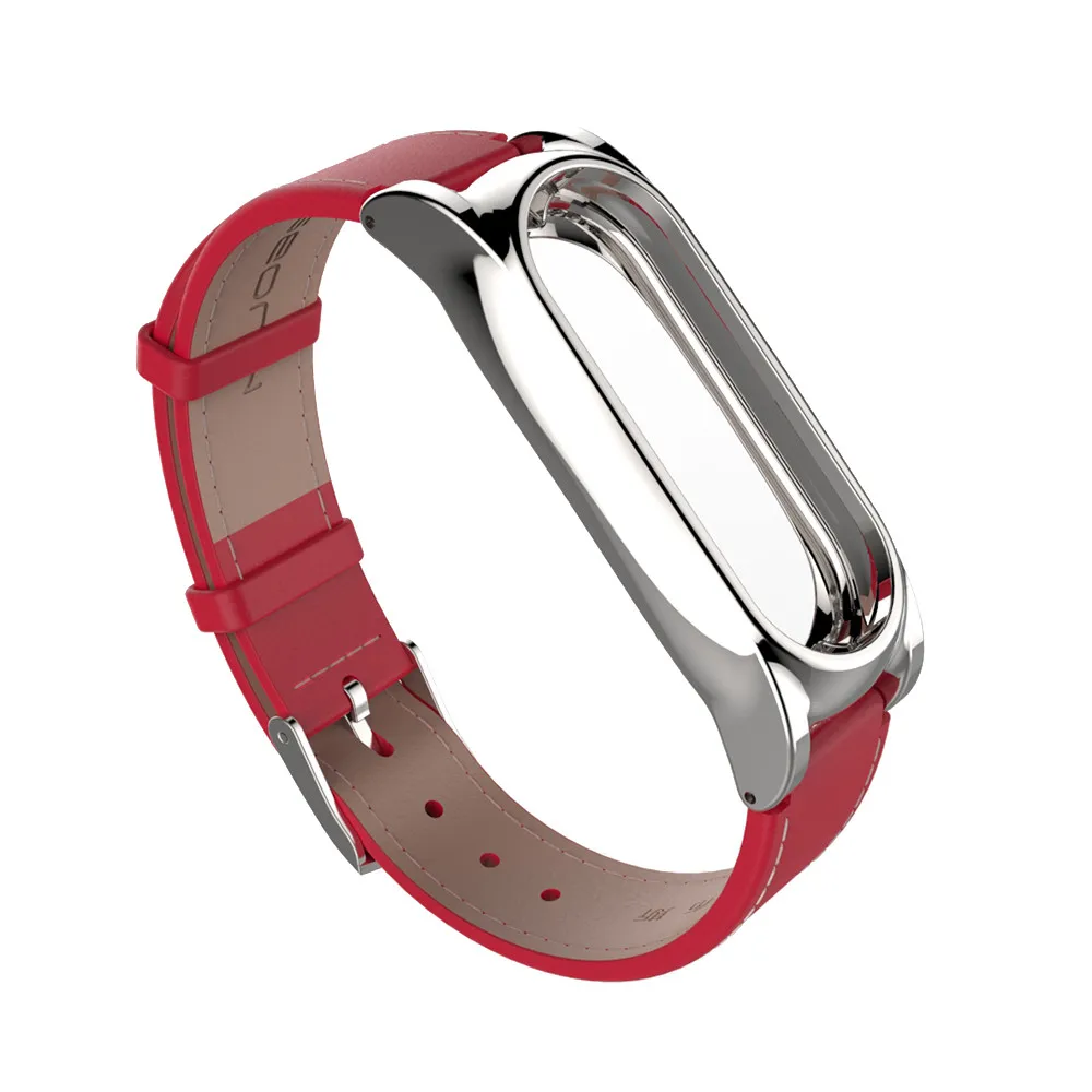 Watchband Leather band Mijoas New Fashion Leather Smart Wrist Watch Strap for Xiaomi Miband 2 drop shipping #M Watchband Leather band Mijoas New Fashion Leather Smart Wrist Watch Strap for Xiaomi Miband 2 drop shipping #M