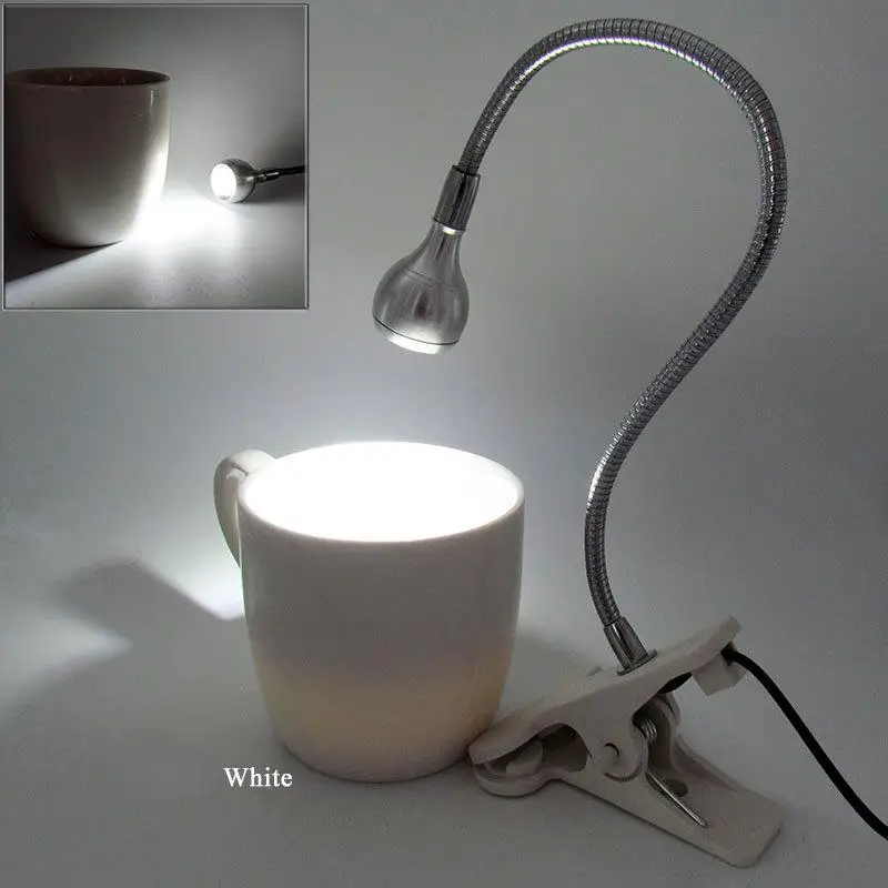 Litake 5 В 3 Вт USB светодиодный клип свет стол с гибким гусиной шее милые украшения кровать лампы Защита глаз