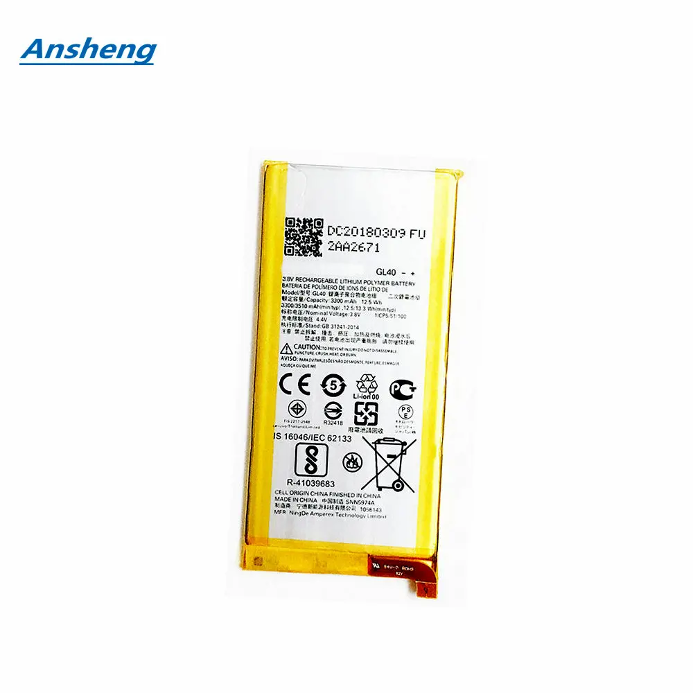 

Ansheng High Quality 3300mAh GL40 SNN5974A battery for Motorola Moto Z Play Droid XT1635 XT1635-01/02/03 Smartphone