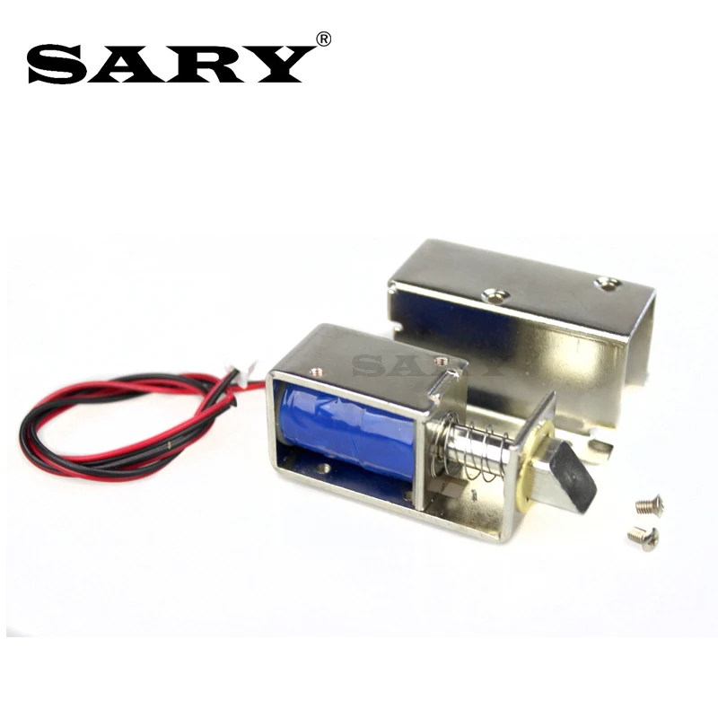 DC12V 0.8A маленький электромагнитный замок шкафчики для хранения электронный замок мини Электрический Болт замок ящика файл замок шкафа