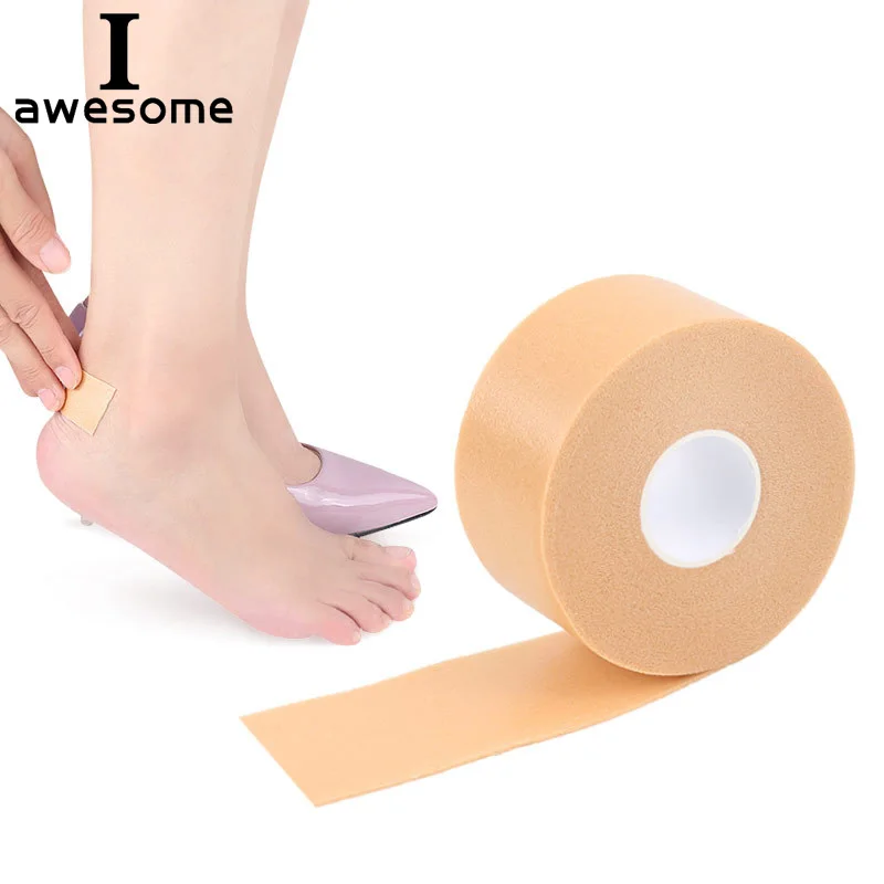 

1 Roll Unisex Fashion PU foam Rubber Heel Cushion protector Shoe Insert Pad Insole Best Gift for men and women