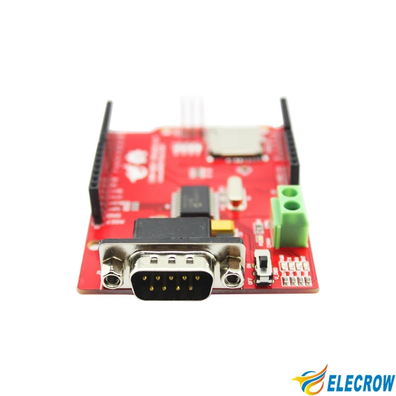 Elecrow CAN BUS щит для Arduino Mega Leonardo микрочип MCP2515 контроллер трансивер MicroSD карта DIY GPS