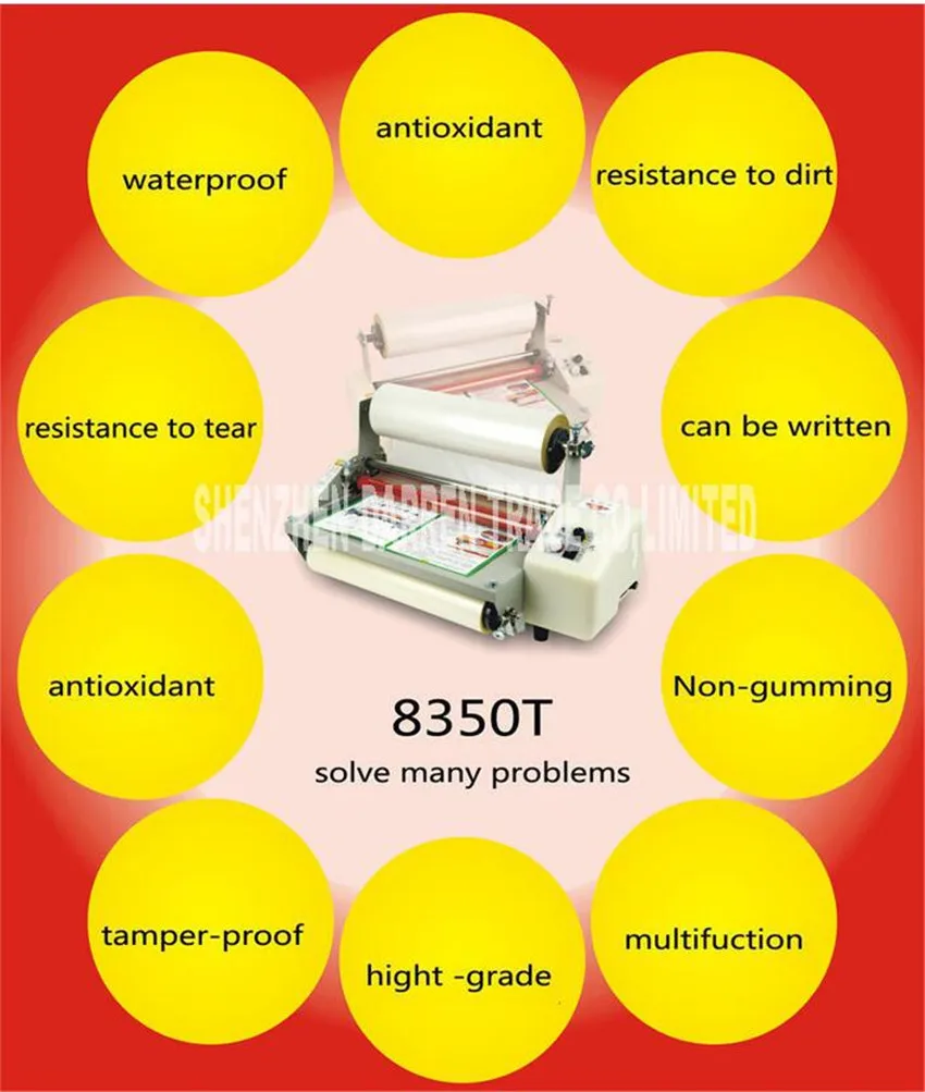 1 шт. 12th 8350T A3+ четыре ролика ламинатор Горячий ламинатор, высокая скорость регулирования ламинатор термоламинатор a3