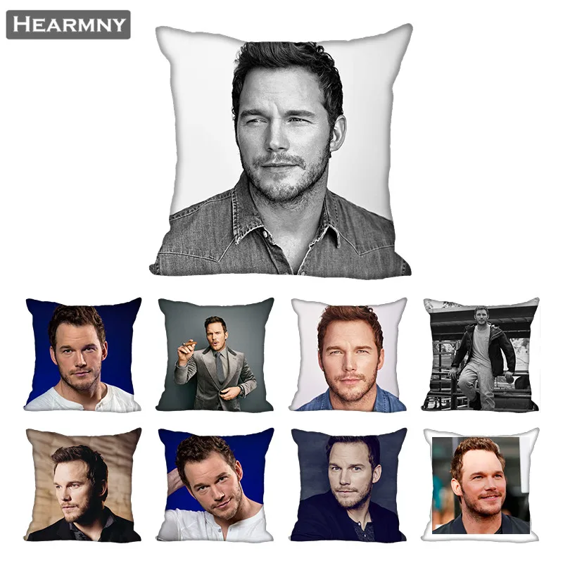 

Chris Pratt Pillow Case For Home Decorative Pillows Cover Invisible Zippered Throw PillowCases 40X40,45X45cm
