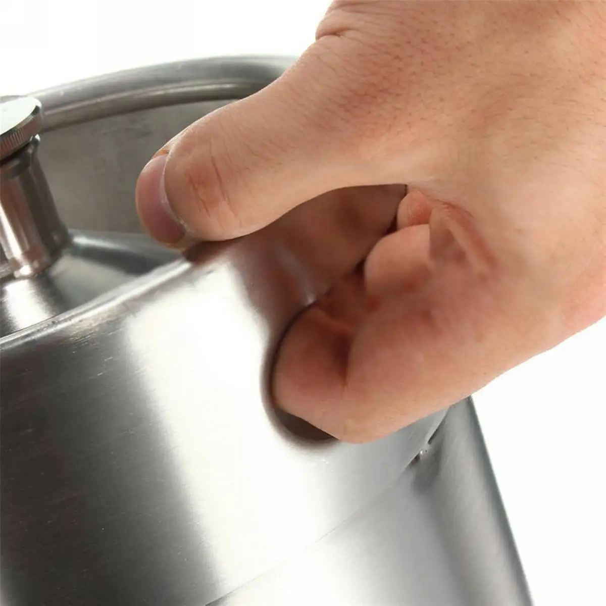5L 170oz Silver Stainless Steel Homebrew Mini Keg Growler Beer Brewing Making