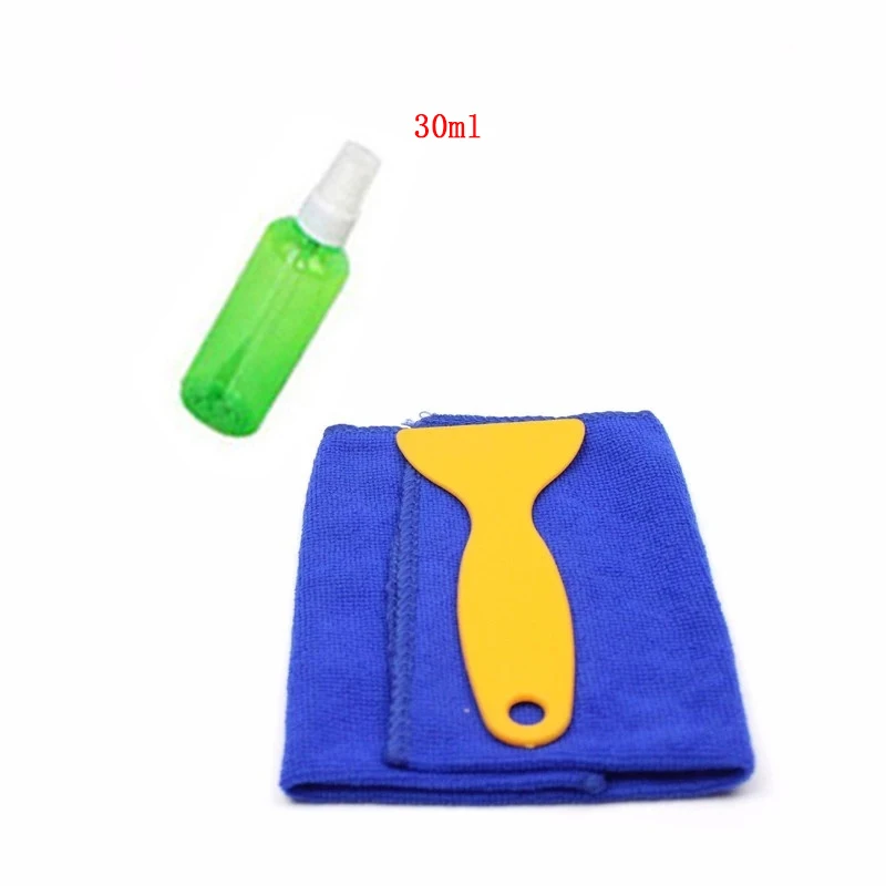 

PDR tools car dent remover plastic scraper to remove glue from car body with Rag alcohol bottle for removing the silicon
