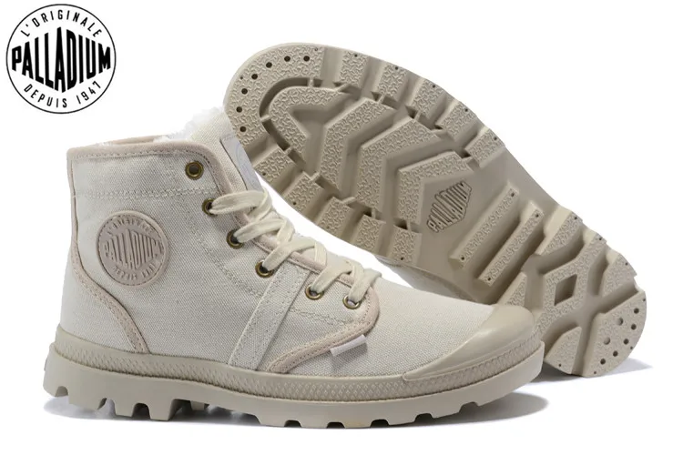 PALLADIUM Pampa/парусиновая плюшевая обувь с подогревом Botas ковбойские кроссовки модная