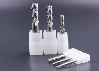 

2pcs CNC Milling Cutter Aluminum Use three Blade Tungsten Steel Milling Cutter Three-edge Milling-tool Hard Alloy Mill Tool