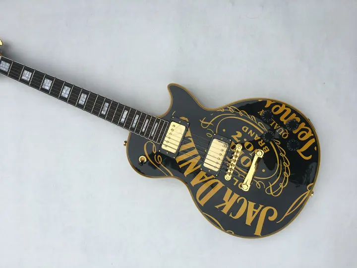 

New arrival LP Custom electric guitar,yellow binding LP guitar,golden hardware,real photos lp guitar Free shipping