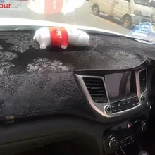 Фланель Dashmat Dashboard Чехлы Dash коврик ковер пользовательские аксессуары для hyundai Ix35 Tuscon