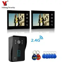 Yobang Security-Smart 7″ Touch Wireless Video Door Phone Intercom Doorbell Home Security One camera Doorbell Intercom System