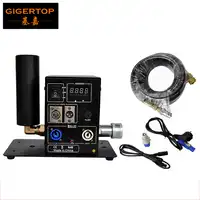 中国ティップトップ舞台照明 1 頭 Cryo ジェットキット 6 メーターガスホース DMX 3pin XLR DMX 512 ケーブル 200 ワット強力な CO2 曇プルーム効果