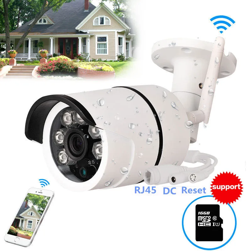 CCTV Outdoor Waterproof Bullet IP Camera Wifi Wireless Surveillance