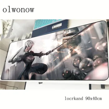 

nier automata mousepad 90x40cm Cartoon gaming mouse pad gamer mat Aestheticism computer desk padmouse keyboard large play mats
