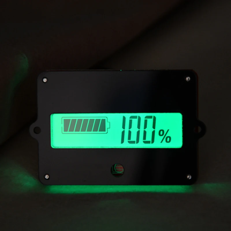 LCD Battery Indicator 12V for 3pcs Lithium Battery Charge Level Display