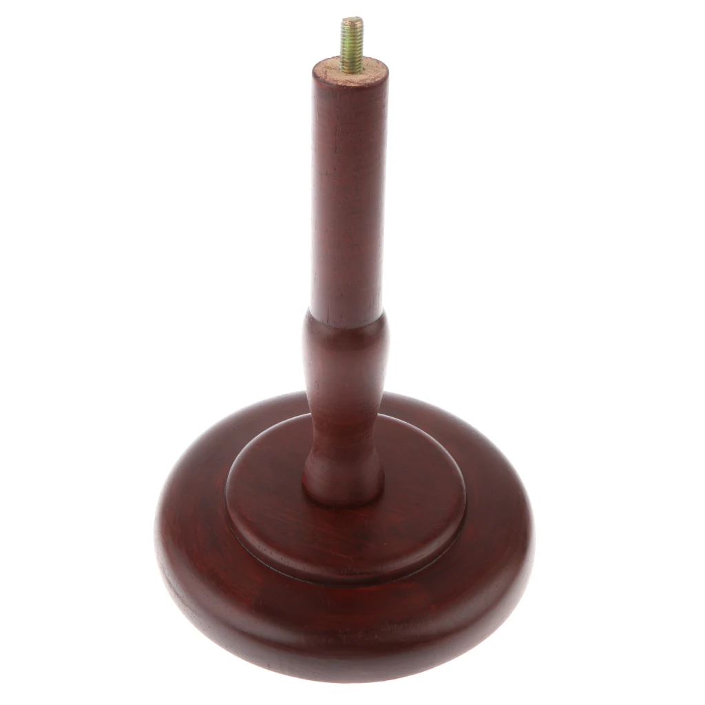 

Vintage Wooden Support Stand Mannequin Head Model Hat Wig Display Holder