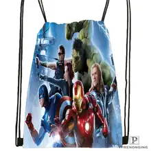 Customengers_age_ofultriondrawstring рюкзак сумка для мужчины женщины милый рюкзак дети ранец(черная спина) 31x40 см#20180611-03-147