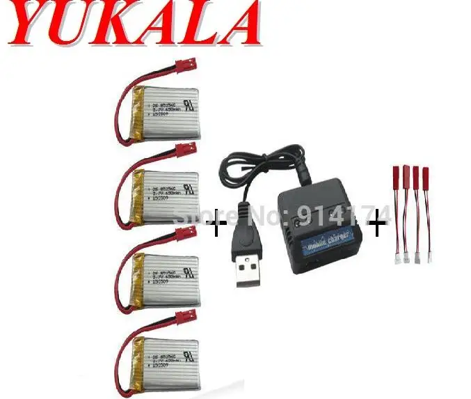 FY550 HJ818 hengdi 1315 RC Квадрокоптер 3 7 v 650mah литий-полимерный аккумулятор * 4 шт + зарядное