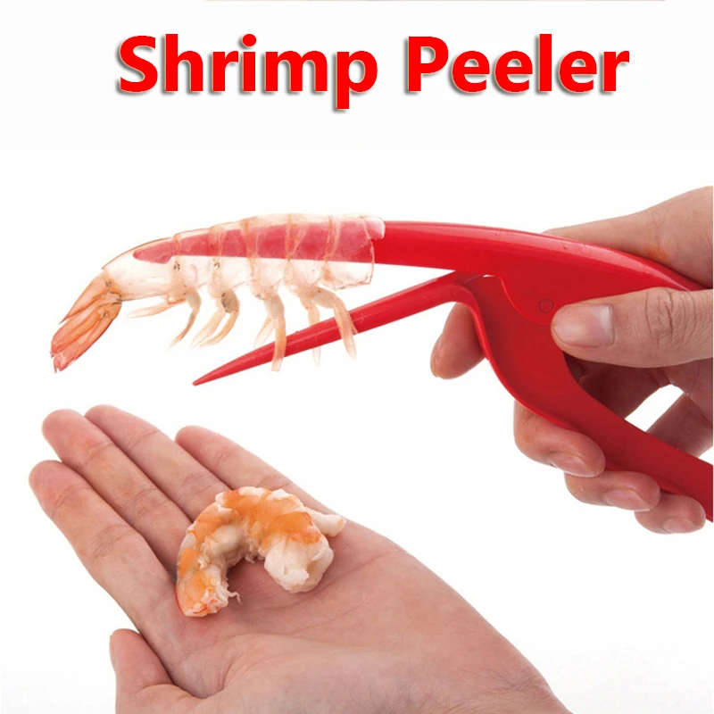 

2017 New 1PC Red Creative Plastic Lobster Peeler Shrimp Cutting Tool Kitchen Accessories Knife Cooking Cutter Shell Peeling Tool