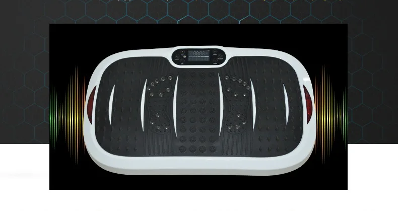 Высококачественная ультратонкая вибрационная пластина с музыкальным пультом дистанционного управления для фитнеса
